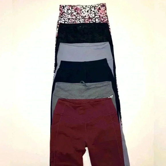 Lot of 6 women’s Sport Leggings Size- Medium ( Baleaf ,Chico’s , Bally , Reflex - Picture 3 of 16